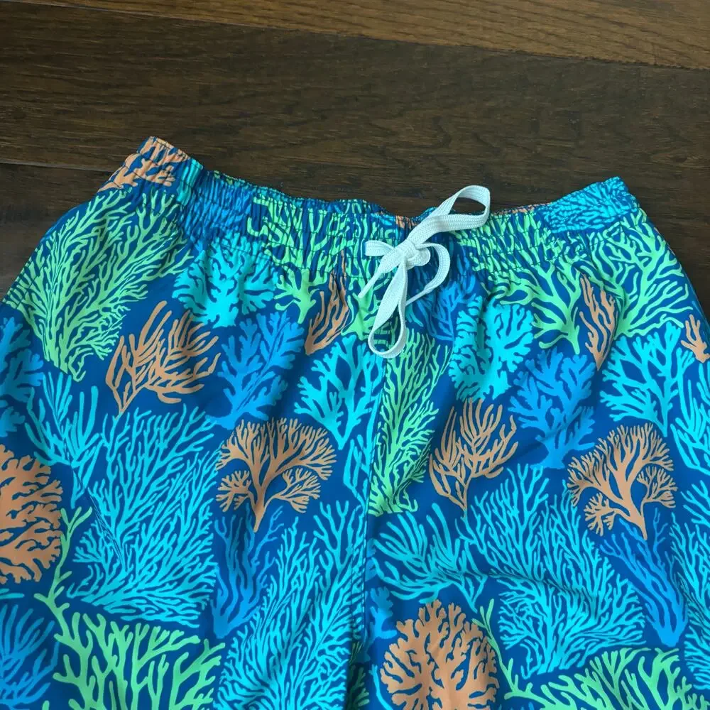 Chubbies 7 Swim Short Lined‎ Bright Blue 7” Inseam Vacation Size M Men’s